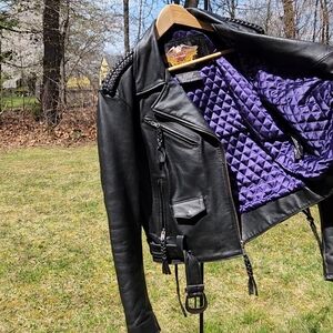 SEND OFFER 🔥Harley Davidson Women's Leather Jacket Medium